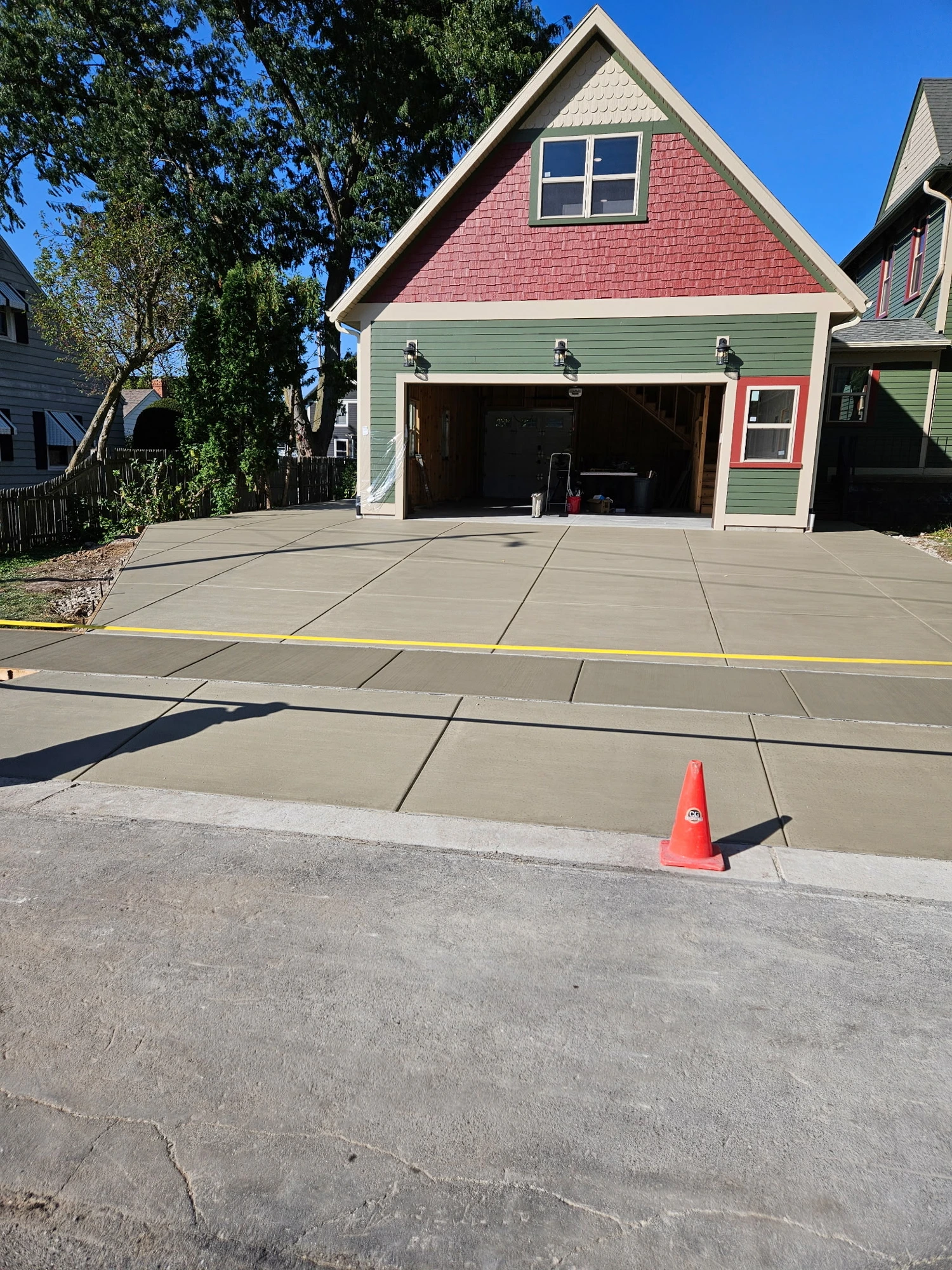 New Garage Driveway