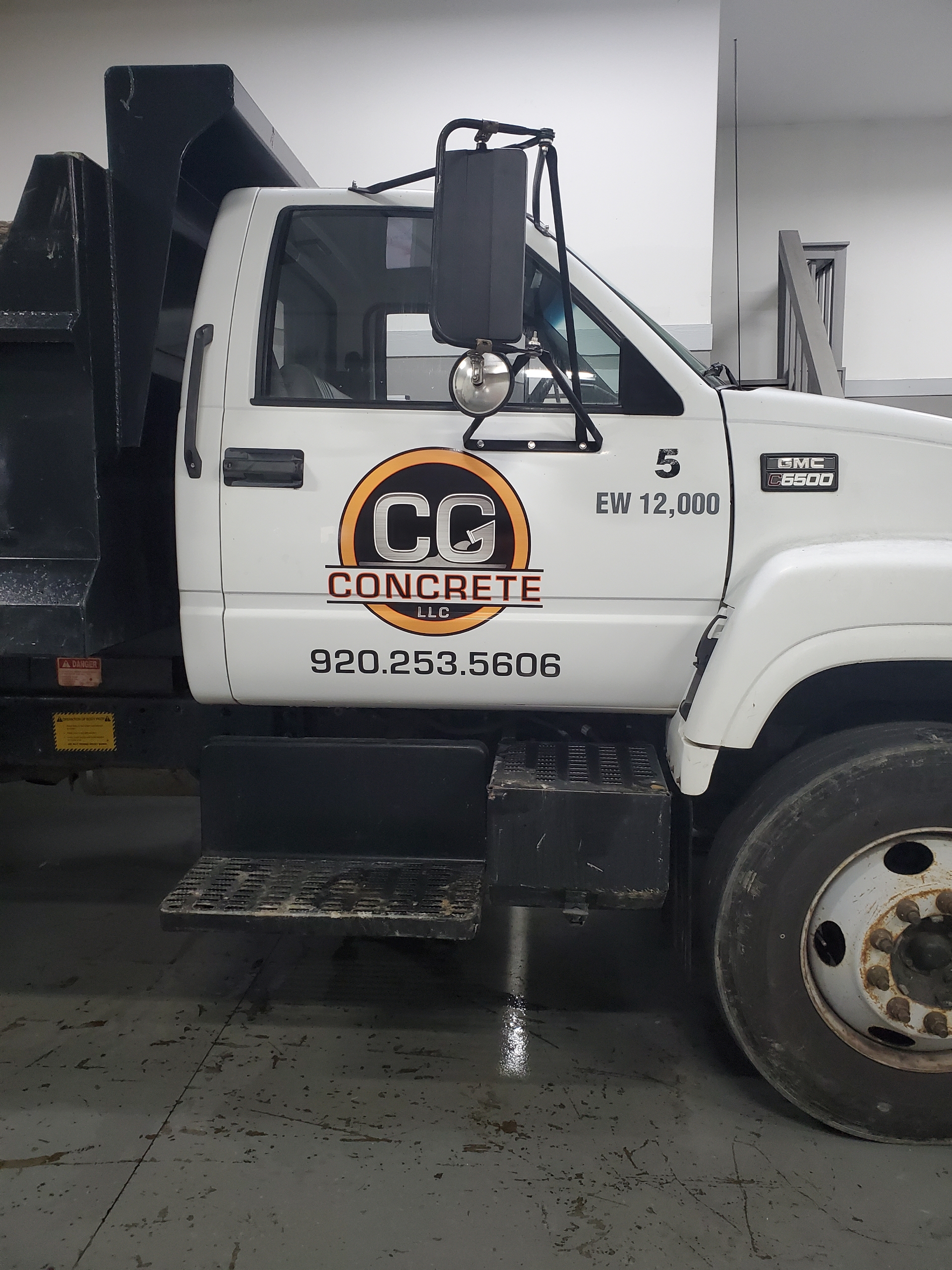 CG Concrete company truck